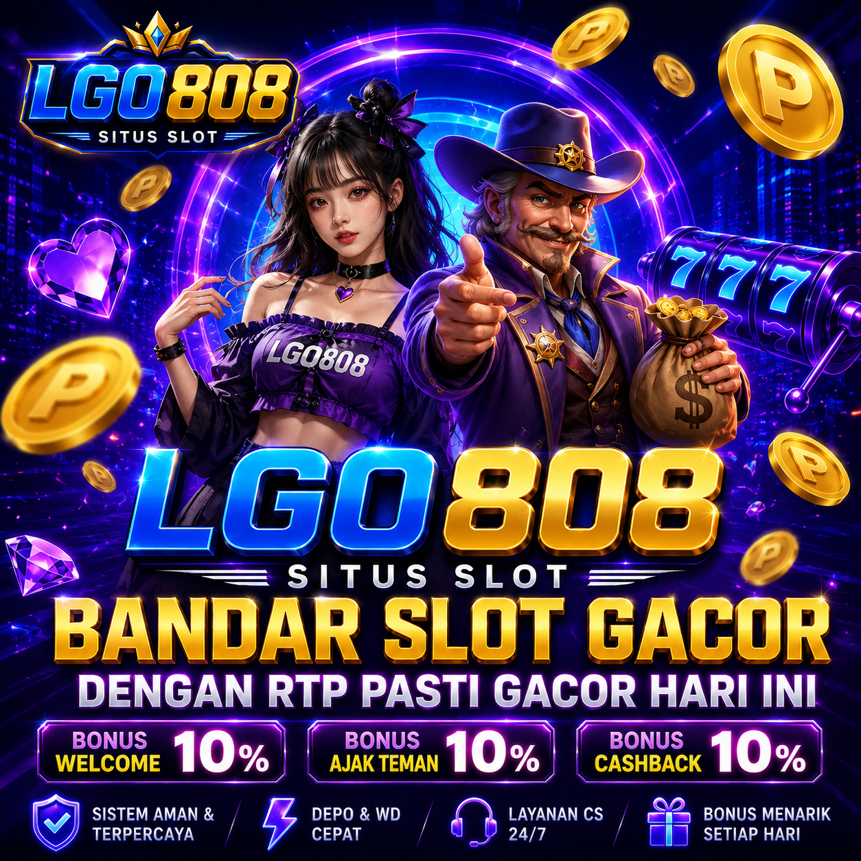LGO808: Platform Slot Online Terbaik dengan Bonus dan Akses Cepat